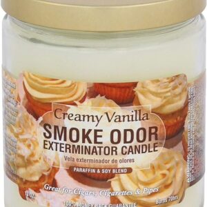 Smoke Odor Exterminator Candle – Creamy Vanilla