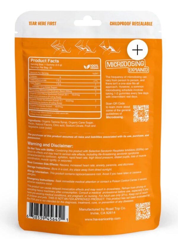 Road Trip - Microdose blend- Mushroom Gummies - - Image 2